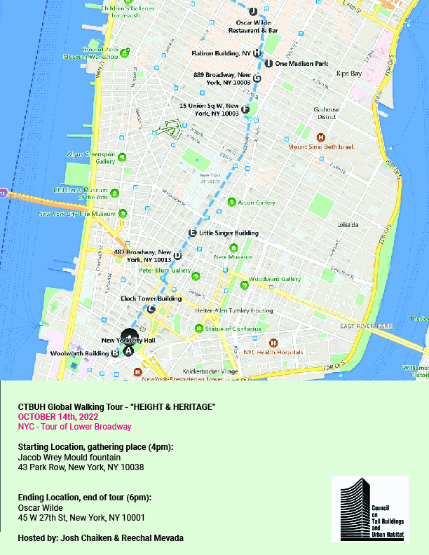 CTBUH 2022 Global Walking Tour New York City CTBUH